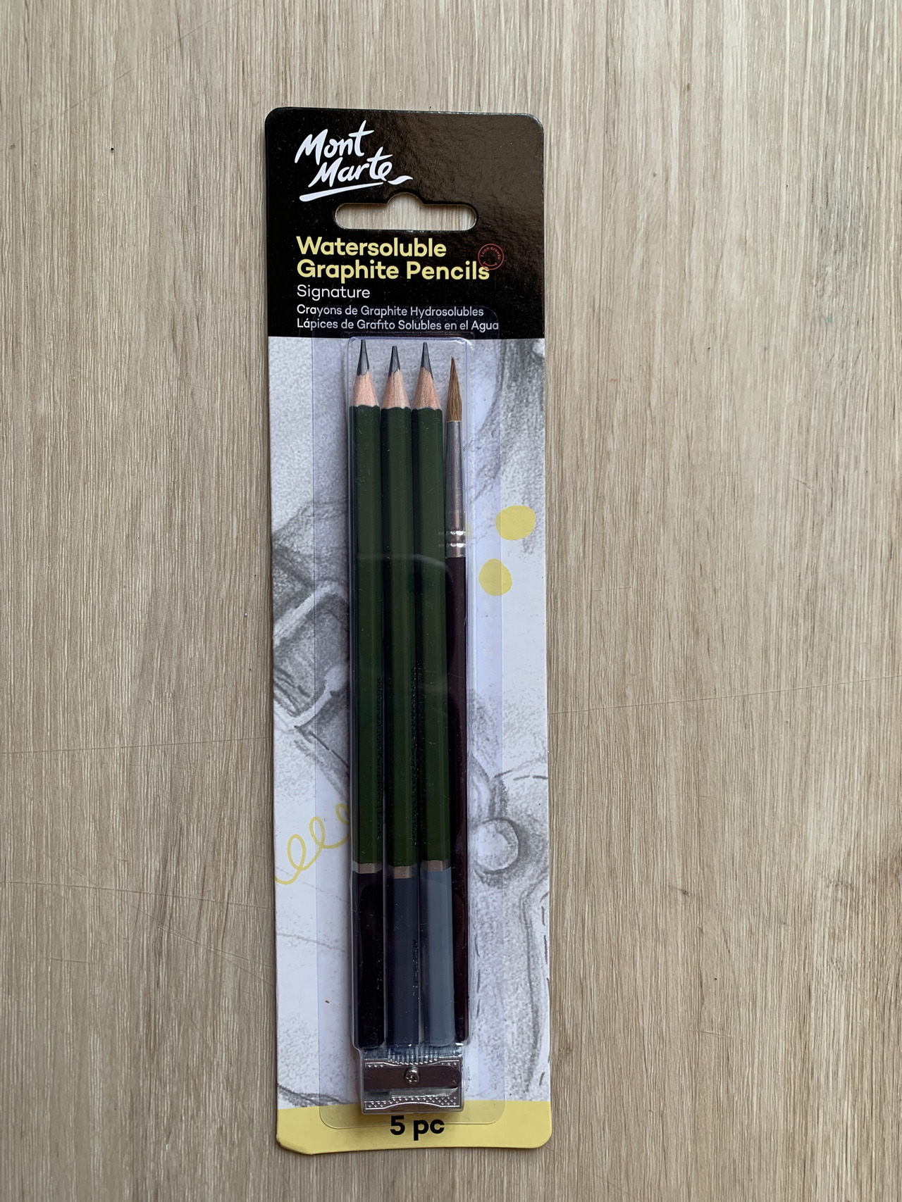 Watersoluble Graphite Pencil Set The Chroma Club