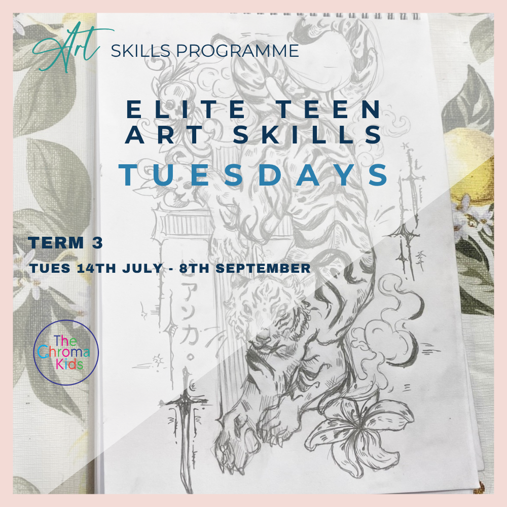Elite Teen Art Skills (TUESDAY) - Term 3