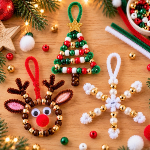 Christmas ornaments craft - Full Day Art Camp 15 December