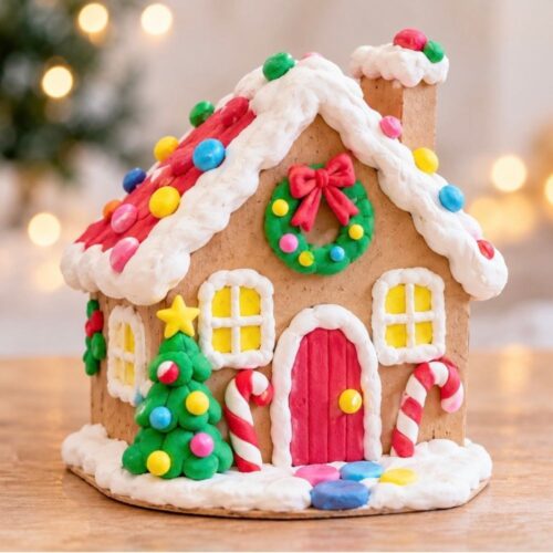 Christmas clay house - Half Day Art Camp 21 December